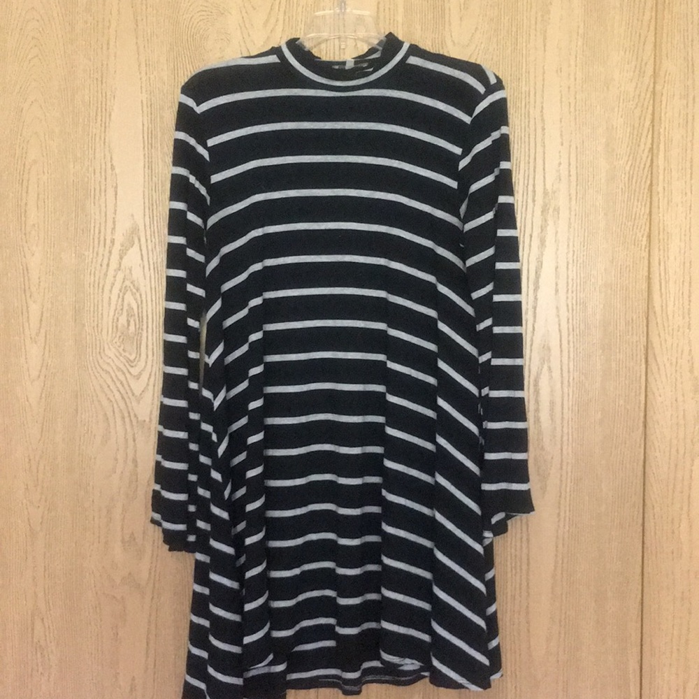 Black and White striped dress